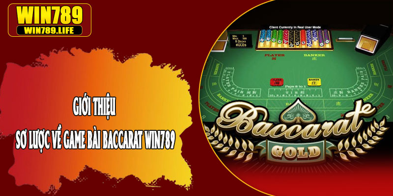 Giới Thiệu Sơ Lược Về Game Bài Baccarat Win789
